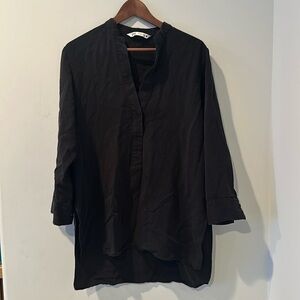 Zara tunic shirt black size m